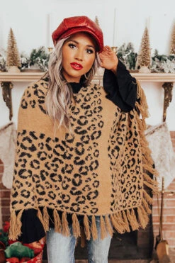 Bonfire Belle Leopard Poncho 16 Bonfire Belle Leopard Poncho -Hanger Fashion 2110122053000 2021110910534700 c09c84c9bonfire belle leopard poncho
