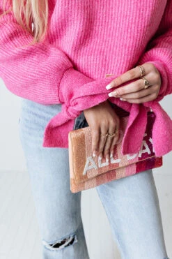 Peaceful Morning Sweater In Pink -Hanger Fashion 2110164728000 2021110911543700 dfc64f83peaceful morning sweater