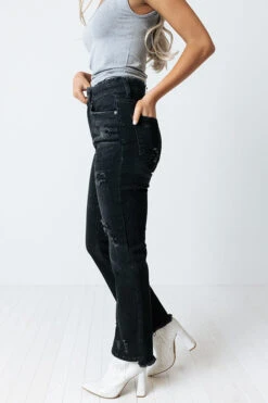 The Gibby High Waist Distressed Jean -Hanger Fashion 2110183179000 2021111110452400 8c73de78the gibby high waist distressed jean