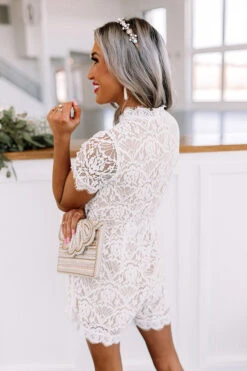 Hanger Fashion -Hanger Fashion 2112214380000 2022022410335700 c14d0ceesweet love affair wrap lace romper