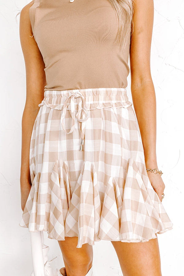 Pining Away Skort In Iced Latte 2 Pining Away Skort In Iced Latte - Image 2