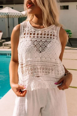 Sea Shanty Knit Crop Top In White 13 Sea Shanty Knit Crop Top In White -Hanger Fashion 2112295133000 2022021509404100 75926ad3sea shanty knit crop top in white