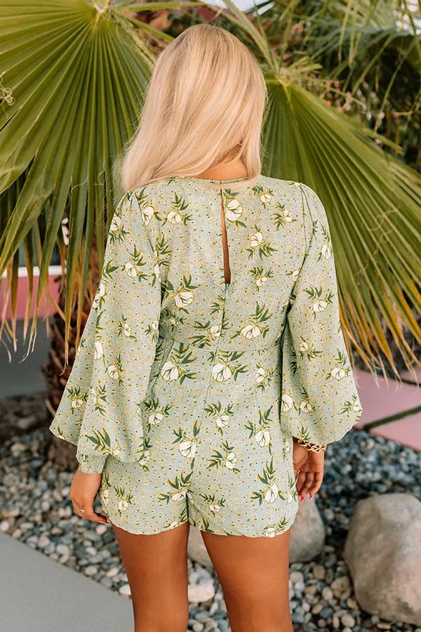 Sangria And Sunsets Floral Romper 5 Sangria And Sunsets Floral Romper - Image 5
