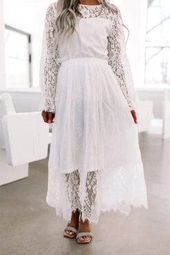 The Misi Lace Midi Skirt -Hanger Fashion 2202072867000 2022022410532100 7e969852the misi lace midi skirt