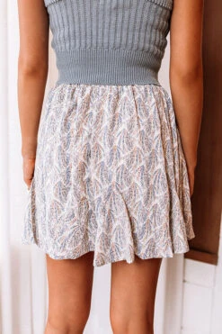 Feeling My Best Floral Skirt In Airy Blue -Hanger Fashion 2202115593000 2022022414200600 9eafafb5feeling my best floral skirt in airy blue