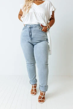 The Rowe High Waist Skinny Curves