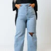 The Teela High Waist Wide Leg Jean Curves