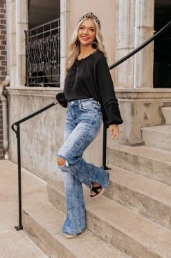 The Utah High Waist Straight Leg Jean