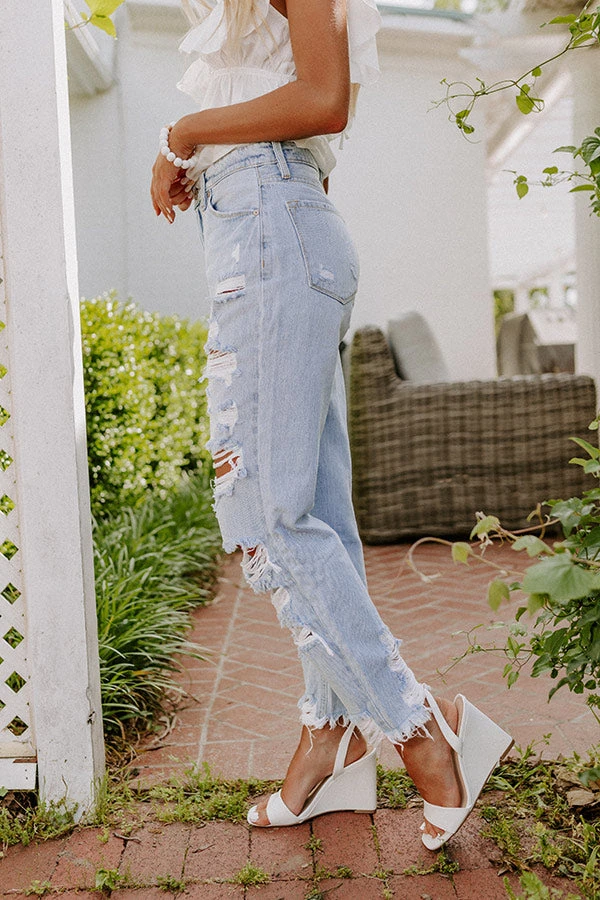 The Kendy High Waist Distressed Jean 4 The Kendy High Waist Distressed Jean - Image 4