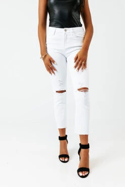 The Gerry High Waist Distressed Ankle Skinny -Hanger Fashion 2206219686000 2022072908293000 0d6087d9the gerry high waist distressed ankle skinny