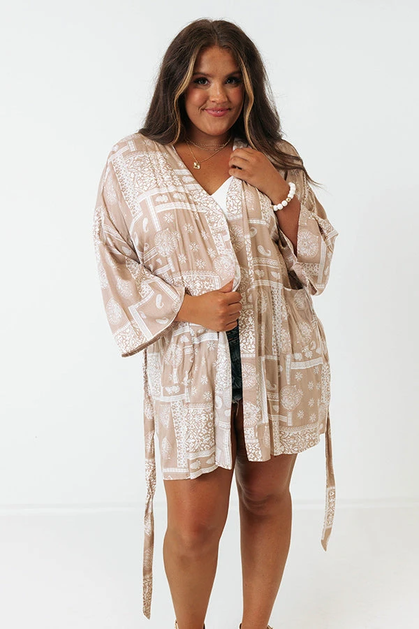 Dawn Of Time Paisley Overlay In Iced Latte Curves 2 Dawn Of Time Paisley Overlay In Iced Latte Curves - Image 2