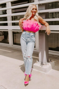 Out Past Midnight Tulle Crop Top In Hot Pink -Hanger Fashion 2207198024000 2022072815012200 183283e7out past midnight tulle crop top in hot pink