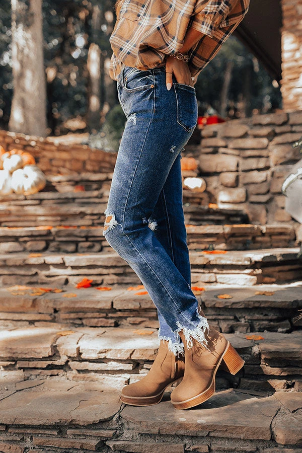 The Griffen High Waist Distressed Ankle Jean 5 The Griffen High Waist Distressed Ankle Jean - Image 5