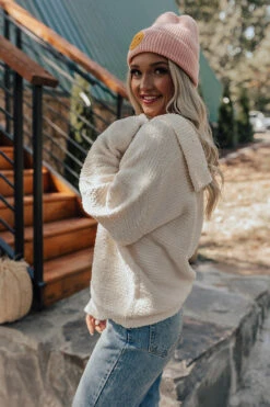 Cozy On Up Sweater In Cream -Hanger Fashion 2209134093000 2022100314092800 9973f7d6cozy on up sweater in cream