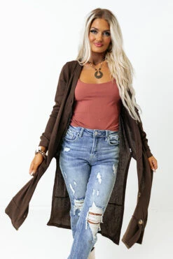 Making Memories Cardigan In Chestnut 11 Making Memories Cardigan In Chestnut -Hanger Fashion 2209161063000 2022092613460500 14a3564dmaking memories cardigan in chestnut