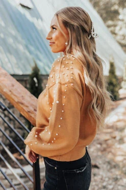 Flash A Smile Embellished Sweater In Camel 8 Flash A Smile Embellished Sweater In Camel -Hanger Fashion 2209164043000 2022100311270700 0c0aa407flash a smile embellished sweater