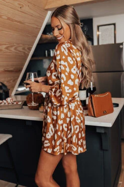 Autumn Sweetness Leopard Romper -Hanger Fashion 2209213618000 2022092912483500 ed410425autumn sweetness leopard romper