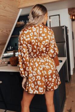 Autumn Sweetness Leopard Romper -Hanger Fashion 2209213618000 2022092912483600 bf43fadbautumn sweetness leopard romper