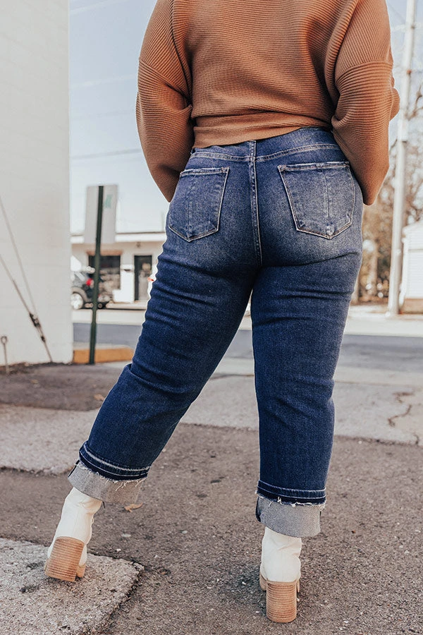 The Gemmalee Midrise Distressed Jean Curves 4 The Gemmalee Midrise Distressed Jean Curves - Image 4