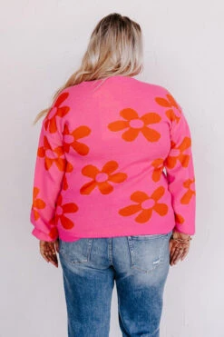 Flower Power Sweater Curves -Hanger Fashion 2212144717000 2023011009543600 0eee5275flower power sweater curves