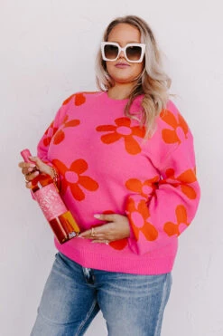 Flower Power Sweater Curves