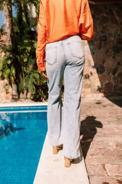 The Jolene High Waist Distressed Jean -Hanger Fashion 2301185370000 2023020718172900 12cab778the jolene high waist distressed jean