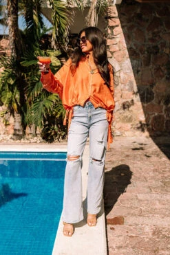 The Jolene High Waist Distressed Jean -Hanger Fashion 2301185370000 2023020718172900 51a8fb7athe jolene high waist distressed jean