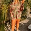 Truly Tropical Satin Romper Curves