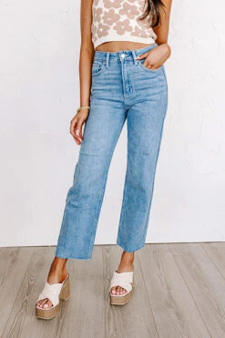 The Mckenna High Waist Straight Leg Jean