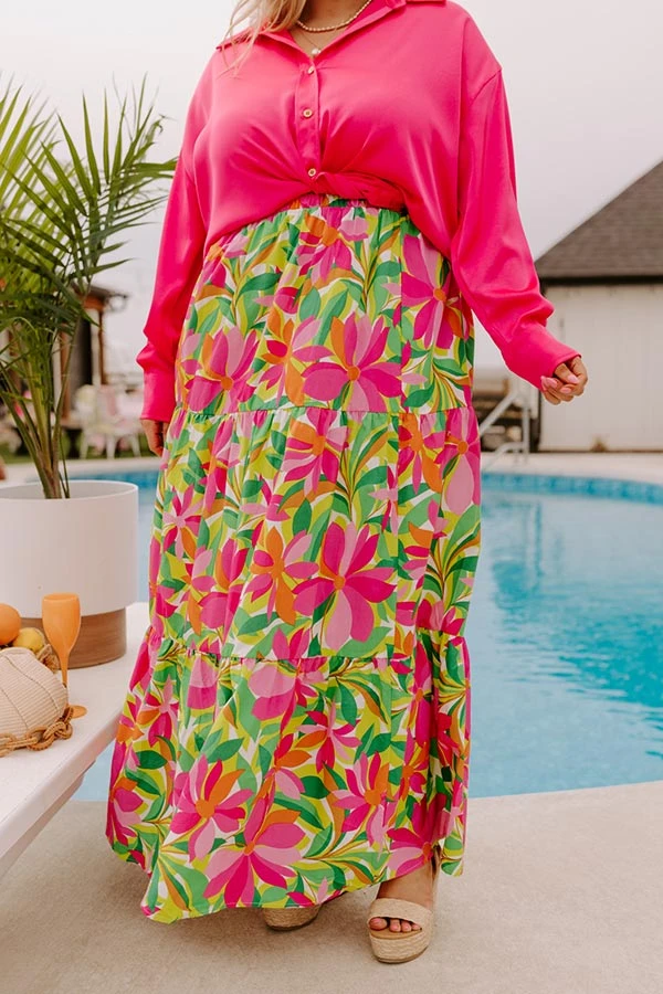 Breezy Beachfront Maxi Skirt Curves 2 Breezy Beachfront Maxi Skirt Curves - Image 2