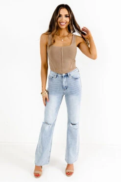 Long Lost Love Sculpt Top In Khaki -Hanger Fashion 2302237486000 2023031614535000 4fffdc8dlong lost love sculpt top in khaki