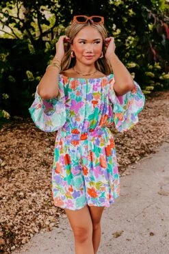 Paradise Found Floral Romper 7 Paradise Found Floral Romper -Hanger Fashion 2303015571000 2023061923290500 26671a86paradise found floral romper