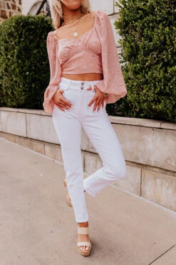 The Olivia High Waist Straight Leg Jean