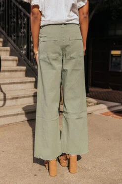 The Adriana High Waist Wide Leg Jean In Pear -Hanger Fashion 2303109263000 2023032109321800 5d45f988anniewear express sample 7