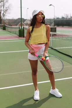 Setting Records Crop Top In Primrose Yellow -Hanger Fashion 2303134137000 2023032810553500 8ee47664setting records crop top in primrose yellow