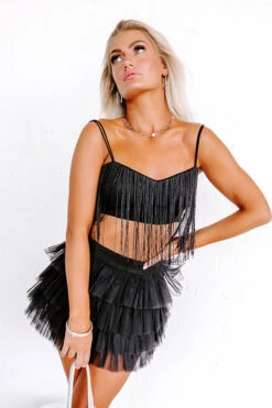 Dancing Into The Night Fringe Crop Top -Hanger Fashion 2303306658000 2023040319565100 a1a3c7e9idem ditto express sample 2