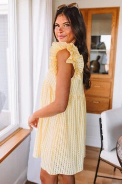 Spring It On Gingham Babydoll Romper In Yellow -Hanger Fashion 2304041956000 2023041712181800 d93ea79dspring it on gingham babydoll romper in yellow