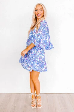 Love The Journey Floral Romper In Blue -Hanger Fashion 2304114421000 2023042407560400 0d626474love the journey floral romper in blue
