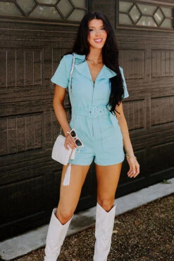 Stay Sophisticated Denim Romper In Sky Blue -Hanger Fashion 2304115210000 2023062209083100 e43941ecstay sophisticated denim romper in sky blue