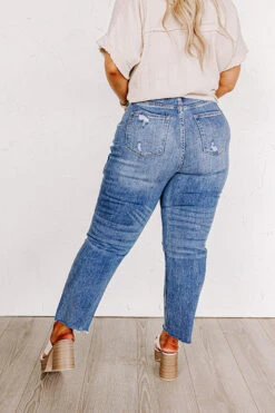The Nabana High Waist Distressed Jean Curves -Hanger Fashion 2305046877000 2023051716342000 b241fd34the nabana high waist distressed jean curves