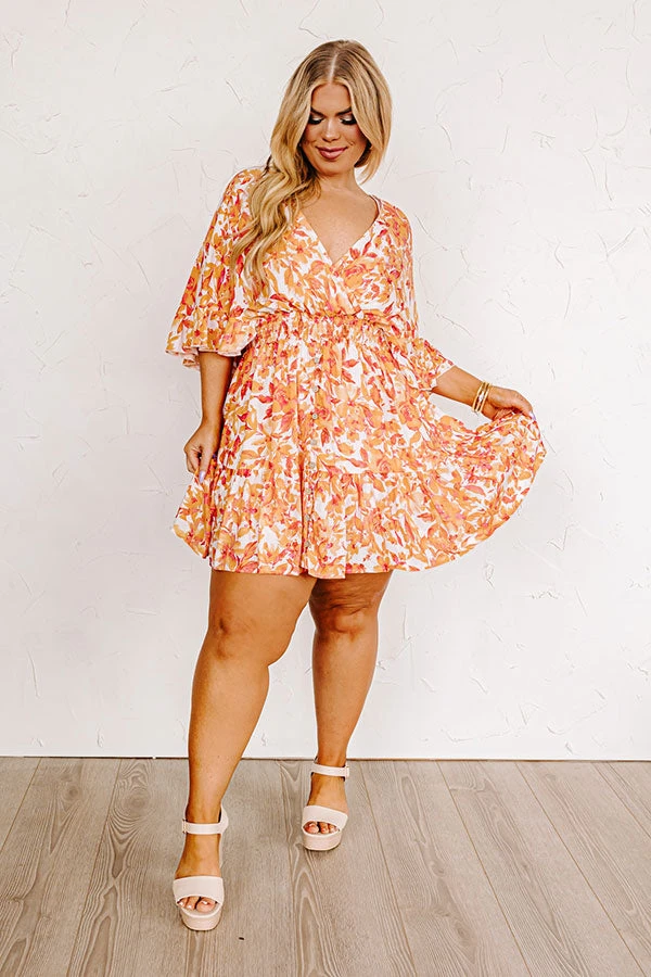 Love The Journey Floral Romper In Orange Curves 1 Love The Journey Floral Romper In Orange Curves