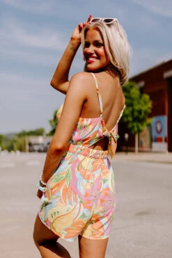 Amalfi Coast Cruising Romper -Hanger Fashion 2305241043000 2023060116461100 2e0c8850amalfi coast cruising romper