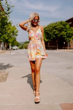 Amalfi Coast Cruising Romper -Hanger Fashion 2305241043000 2023060116461100 db24237eamalfi coast cruising romper