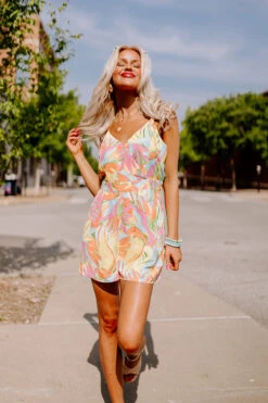 Amalfi Coast Cruising Romper -Hanger Fashion 2305241043000 2023060116461100 dbc5e125amalfi coast cruising romper