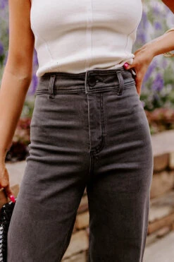 The Taron High Waist Wide Leg Pants In Vintage Black 8 The Taron High Waist Wide Leg Pants In Vintage Black -Hanger Fashion 2305265725000 2023060610411300 c5492e9athe taron high waist wide leg pants in vintage black