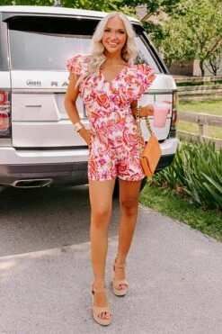 Floral Era Romper