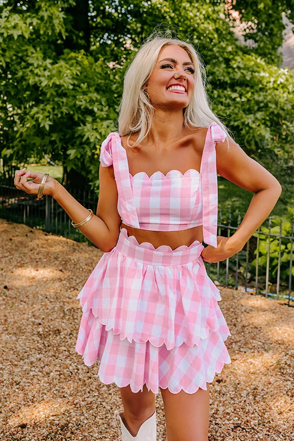 Only Good Karma Crop Top In Pink 2 Only Good Karma Crop Top In Pink - Image 2