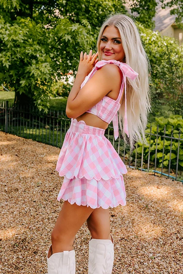 Only Good Karma Crop Top In Pink 4 Only Good Karma Crop Top In Pink - Image 4