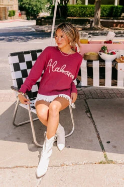 Alabama Knit Sweater -Hanger Fashion 2306211446000 2023071810193200 2d74b1e3alabama knit sweater