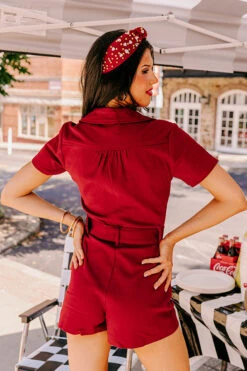 Stay Sophisticated Denim Romper In Wine -Hanger Fashion 2307036761000 2023071711081100 b334b41fstay sophisticated denim romper in wine